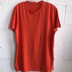 lululemon athletica Shirts - lululemon men’s orange t-shirt szL 61130 lululemon athletica Shirts - lululemon men’s orange t-shirt szL 61130